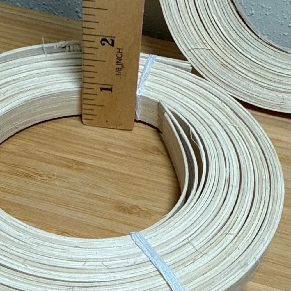 Flat Reed Basket Weaving Splints 2 Coils Natural DIY Craft